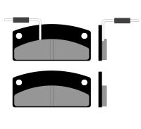 Pastiglie Freno Organiche BRENTA 3038 FDB2153P