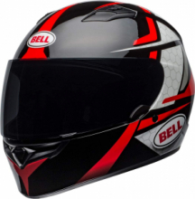 CASCO INTEGRALE BELL QUALIFIER MOTO MULTI FLARE GLOSS BLACK/RED