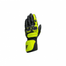 Guanti Dainese Impeto sportivo nero NERO GIALLO in pelle con protezioni TPU sulle nocche