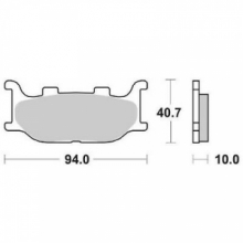 PASTIGLIE FRENO SBS 128 HF