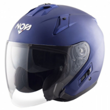 CASCO JET NOS NS-2 DEEP BLUE MATT doppia visiera