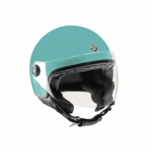 Casco Moto Demi-Jet Tucano Urbano EL'JETTIN Tiffany Blu Opaco