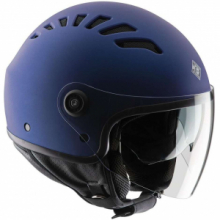 Casco Moto Jet Tucano Urbano EL TOP Blu Infinito Opaco