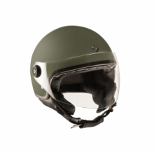 Casco Moto Demi-Jet Tucano Urbano EL'JETTIN VERDE AIRBORNE OPACO
