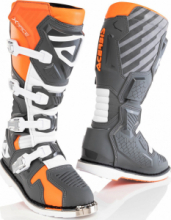 STIVALE DA CROSS ACERBIS X-RACE GRIGIO/ARANCIO