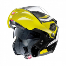 G9.2 STEADFAST  N-COM 018 MODULARE DOPPIA VISIERA GREX G9.2 NERO GIALLO