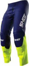 Shot Raw Reflex Pantaloni Motocross per bambini blu giallo