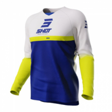 Shot  Reflex maglia Motocross per bambin blu giallo