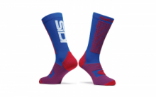 SIDI CALZE X-RACE ROSSO/BLU  La microfibra Dryarn  TG S/M 39-42