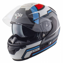 CASCO INTEGRALE NOS NS-7F ALIAS BLUE fibra