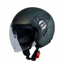 Casco Moto Jet Origine ALPHA V5 army green