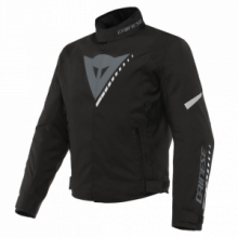 DAINESE VELOCE D-DRY JACKET BLACK/CHARCOAL-GRAY/WHITE