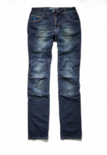 Jeans moto donna PMJ Florida Blu Medio