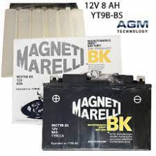 MAGNETI MARELLI BATTERIA MOT9B-BS  YT9B-BS AGM SENZA MANUTENZIONE