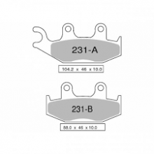 PATTINI SEMI METALLIC BREMBO 07YA25SA