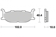 PATTINI FRENO BREMBO 07YA27SA