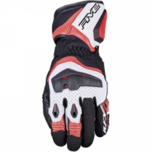 GUANTI FIVE RFX4 EVO AIRFLOW WHITE / FLUO RED