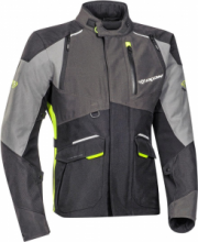 Ixon Balder Giacca turismo tessuto 4 stagioni Nero/Grigio/Giallo