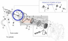 497486 PAROLIO POMPA ACQUA PIAGGIO