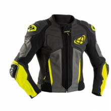 Ixon Giacca Pelle Ixon Vendetta Evo antracite giallo RACING
