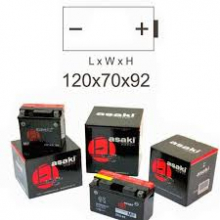 BATTERIA ASAKI CB4L-B Convenzionale con Acido a Corredo Equivalente YB4L-B