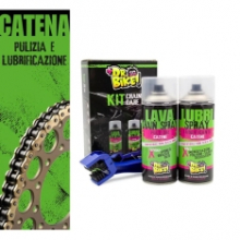 DR.BIKE CATENA - Kit manutenzione catena CHAIN CARE - 3 Prodotti in 1