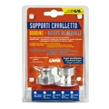 Kit supporti cavalletto - 6/8 mm SILVER