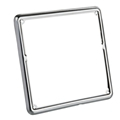 Cornice targa in acciaio inox