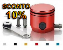 CT027A COLORE ARGENTO Serbatoio Universale Rizoma Fluido Freno o Frizione