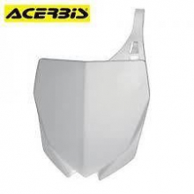 PORTANUMERO ANTERIORE HONDA CRF 125/250 04-07 BIANCO