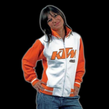 FELPA CEMOTO KTM SWEAT SHIRT BIANCO/ARANCIO MISURA M bimbo