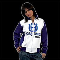 FELPA CEMOTO HUSQVARNA SWEAT SHIRT BIANCO/ROSSA MISURA L bimbo
