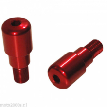 CONTRAPPESI MANUBRIO COLORE ROSSO PER TMAX T-MAX 500 2001 - 2011