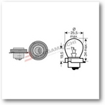 SCATOLA 10PZ LAMP.6V 15W P26S SCODELLINO
