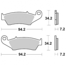 PASTIGLIE FRENO SBS 694 SI (SINTERIZZATA)