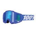MASCHERA SCOTT HUSTLE MX  lenti silver crome woorks track blu