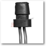 PORTALAMPADA IN GOMMA CON LAMPADA  TV 12V 1,2W