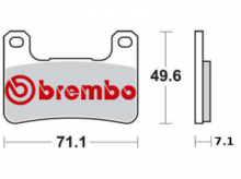 PASTIGLIE FRENO BREMBO ANTERIORI SINTERIZZATE SUZUKI