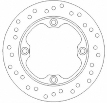 DISCO FRENO HONDA SH 125/150 0 0-08 CHIOCCILA 125/150 00-08 ANT.