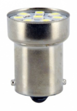 LAMPADINA TONDA LED - 12V 10W BA15S BLISTER DA 2 LAMPADINE