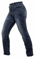 Pantalon Jean MOTO Regular donna S-Line- +protections fibre CE - Bleu