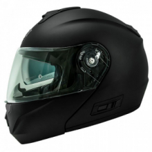 NOS  NS-8  MATT BLACK OPACO CASCO MODULARE